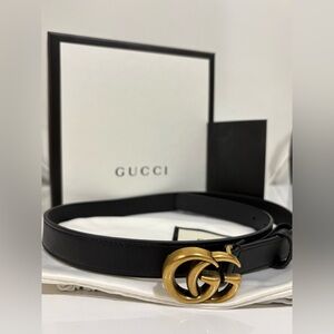 Gucci GG Marmont thin belt